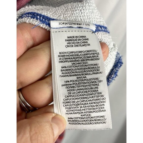 Polo Ralph Lauren Plaid Multicolour Hoodie Girls Size L or Women's M - Picture 4 of 9